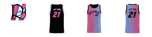 Miami Gradient Core Reversible Basketball Singlet Design Your Own Custom