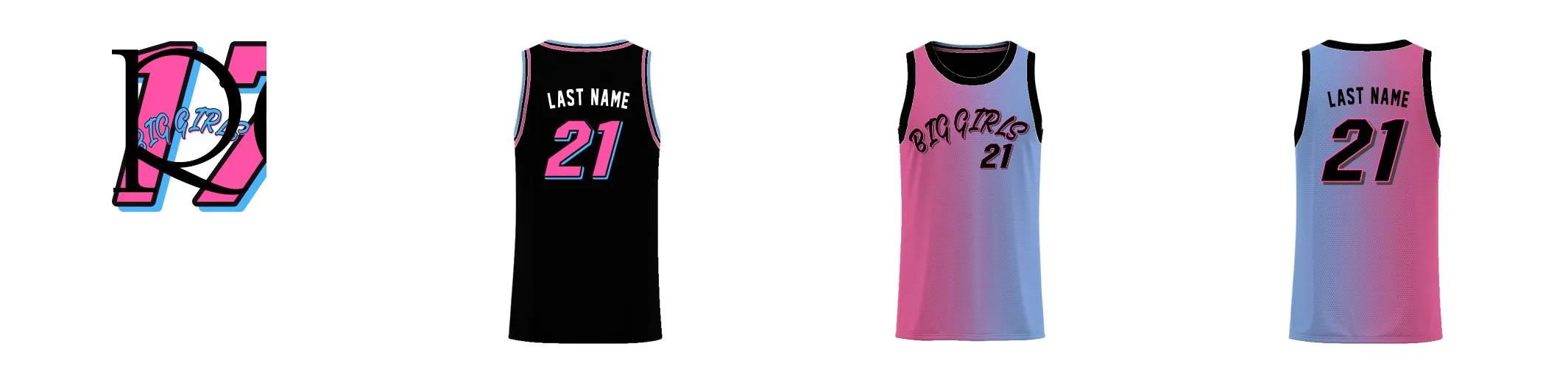 Miami Gradient Core Reversible Basketball Singlet Design Your Own Custom