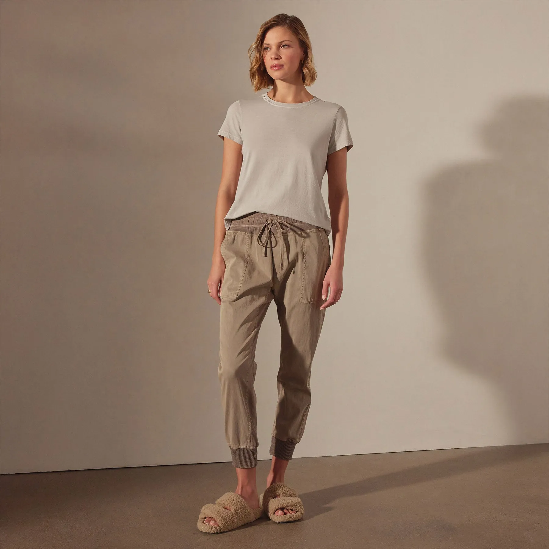 Mixed Media Pant - Coyote