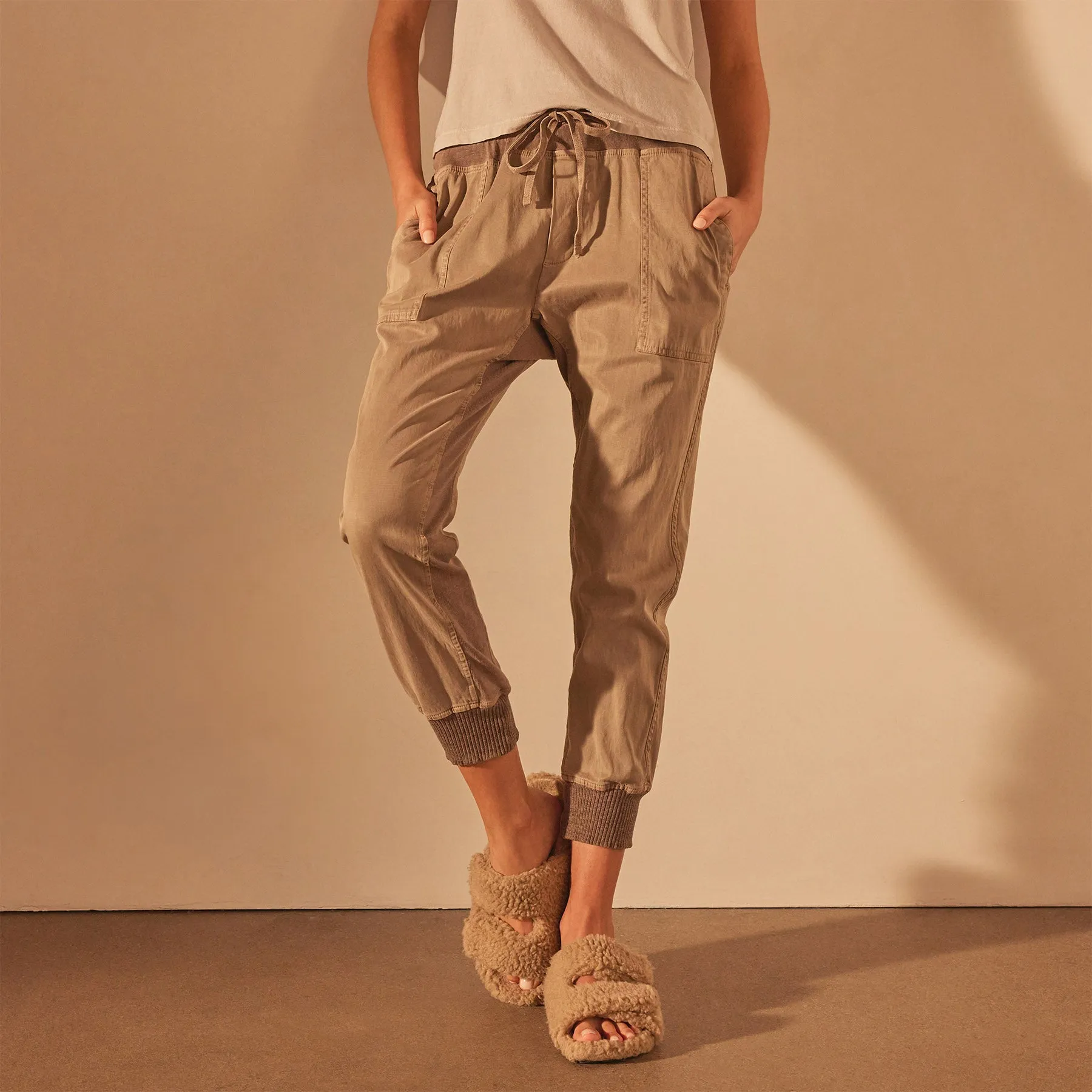 Mixed Media Pant - Coyote