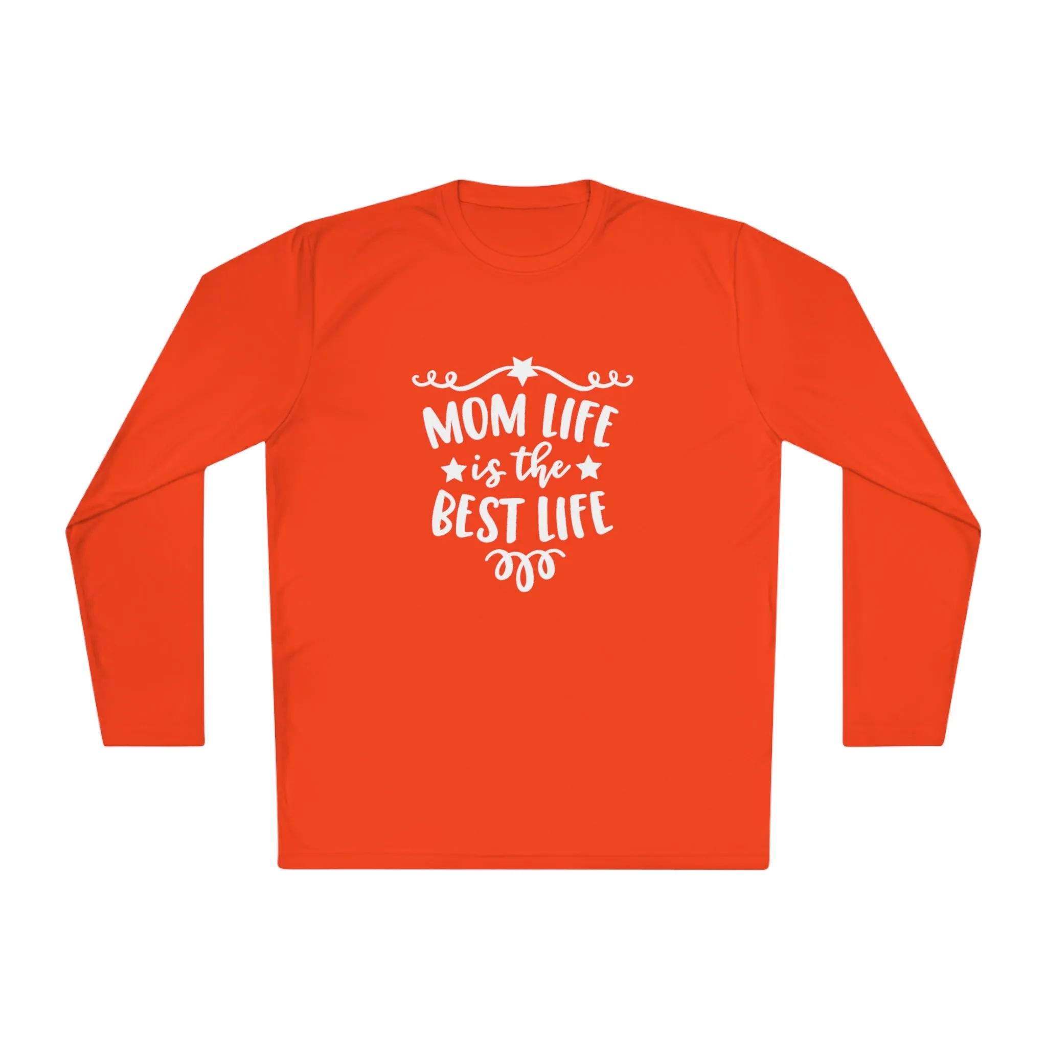 Mom life is the best life- Unisex Lightweight Long Sleeve Tee