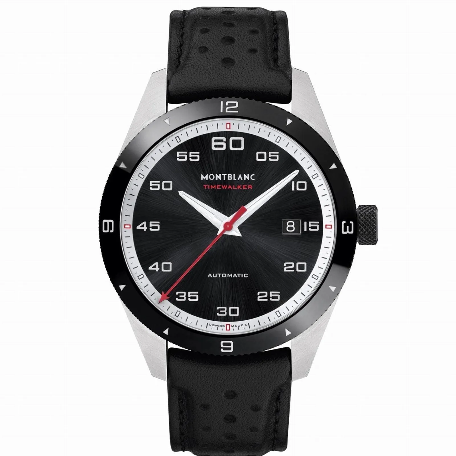 Montblanc Timewalker watch Date 41mm Black Automatic Steel 116061