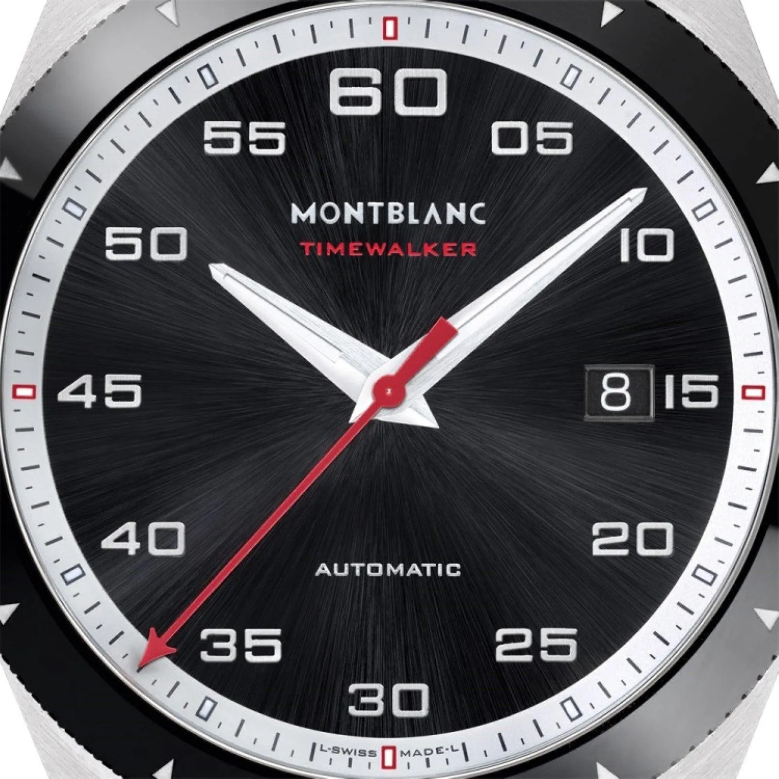 Montblanc Timewalker watch Date 41mm Black Automatic Steel 116061