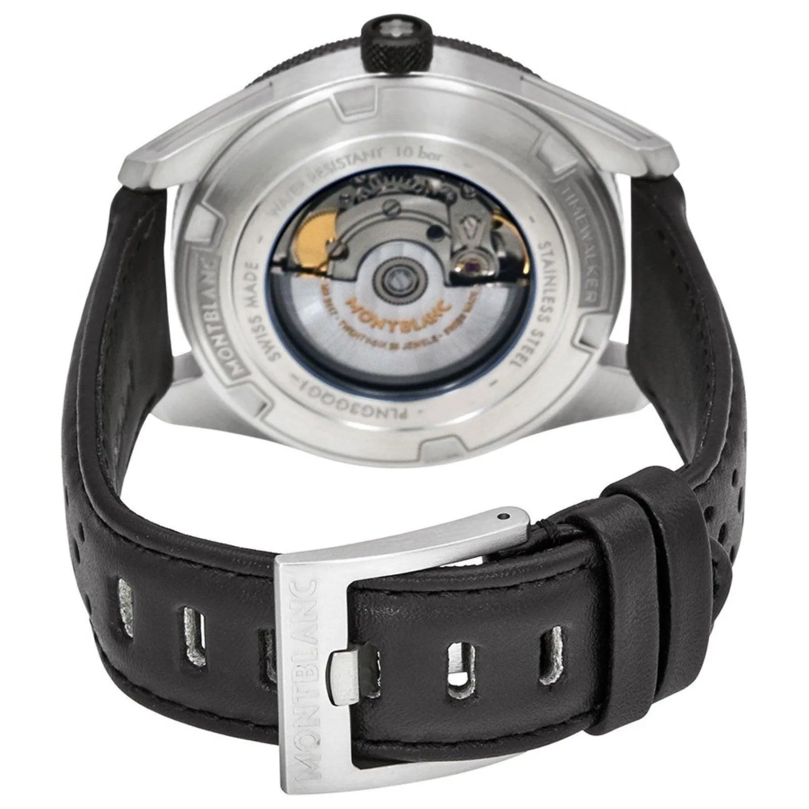 Montblanc Timewalker watch Date 41mm Black Automatic Steel 116061
