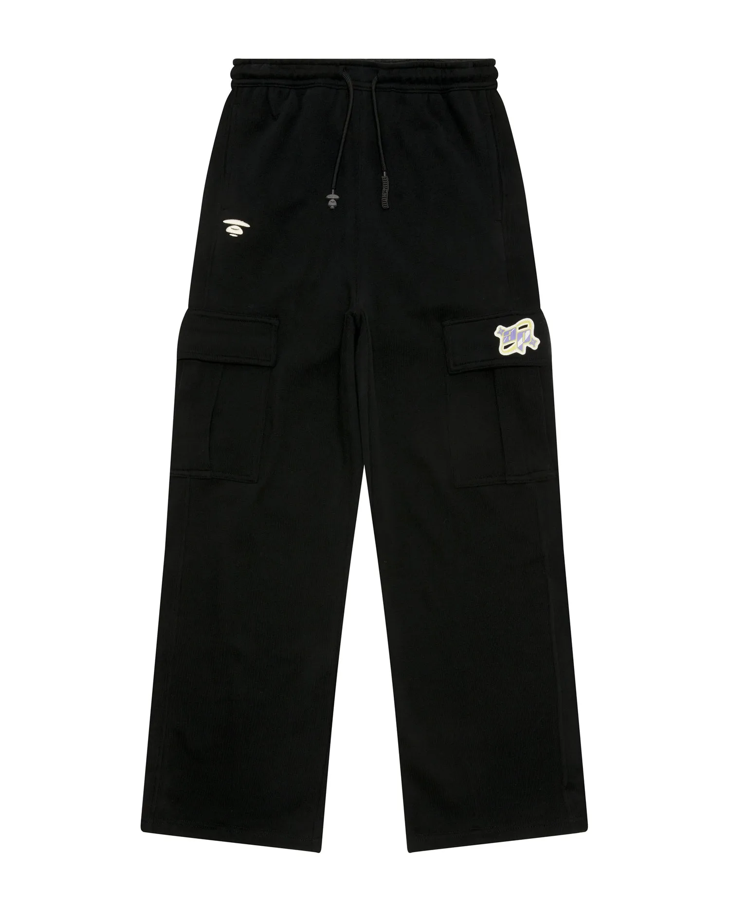 Moonface logo cargo sweat pants