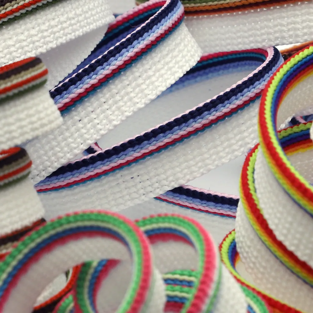 Multi Color Piping #04 Brown Mix & White
