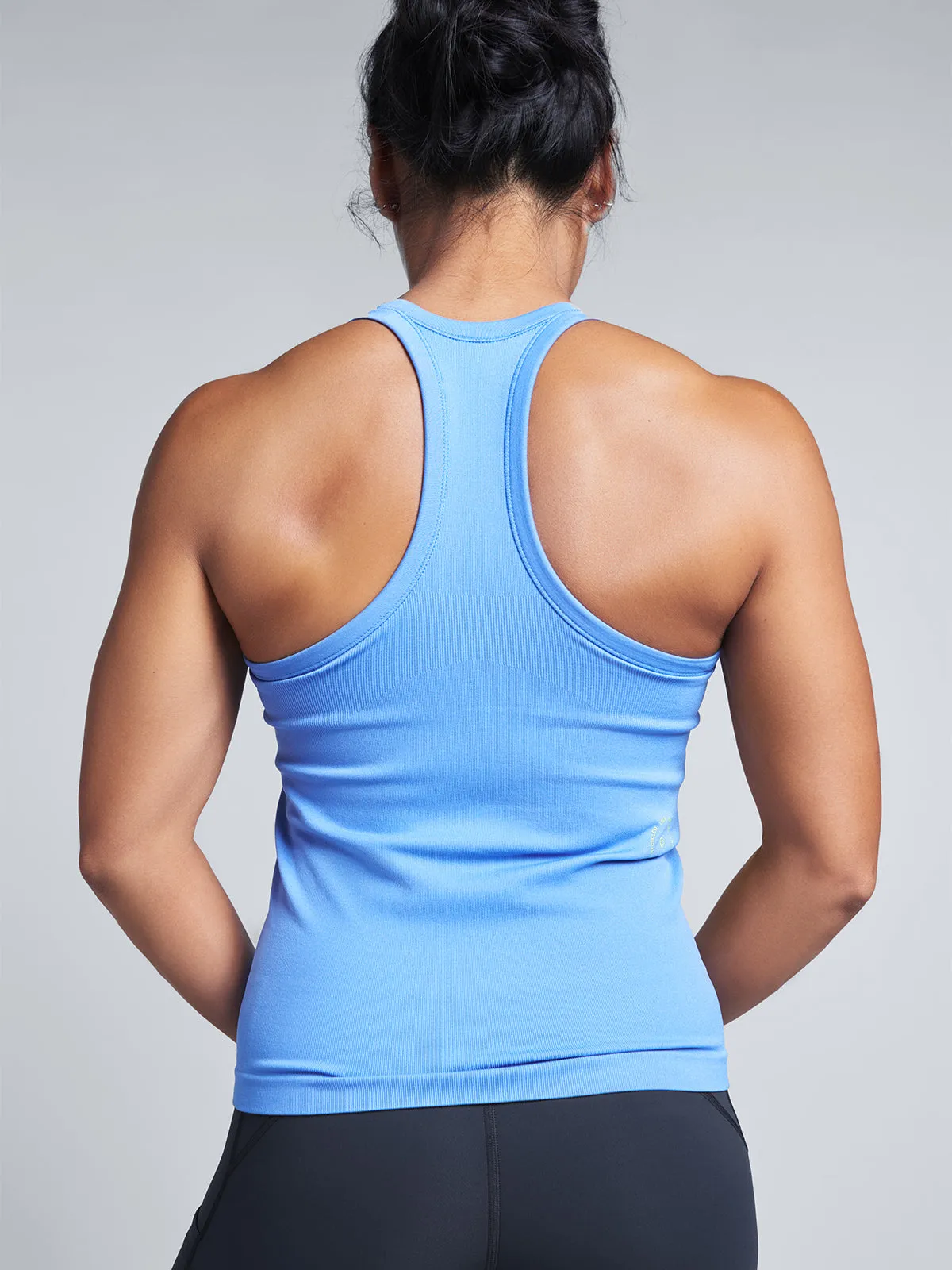 MUSCLE TANK (RECYCLED) Vibrant Blue