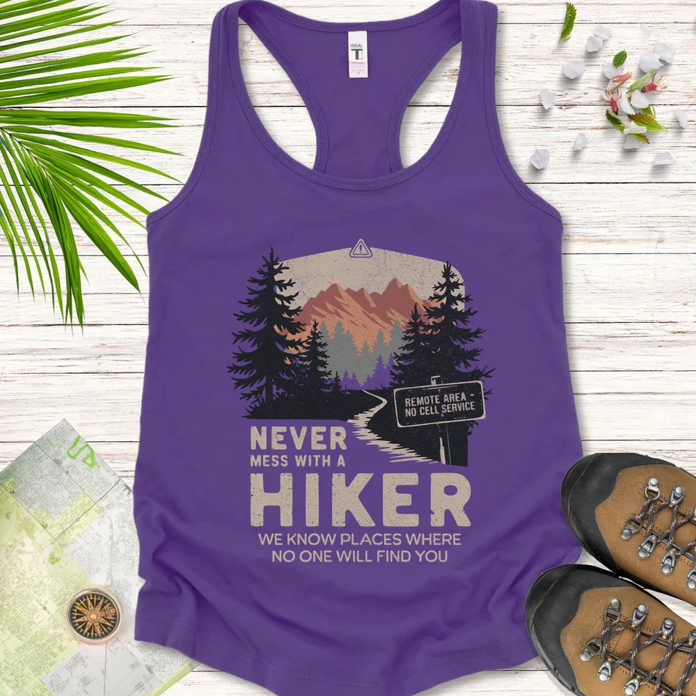 Never Mess With Hikers Women's Tank Top