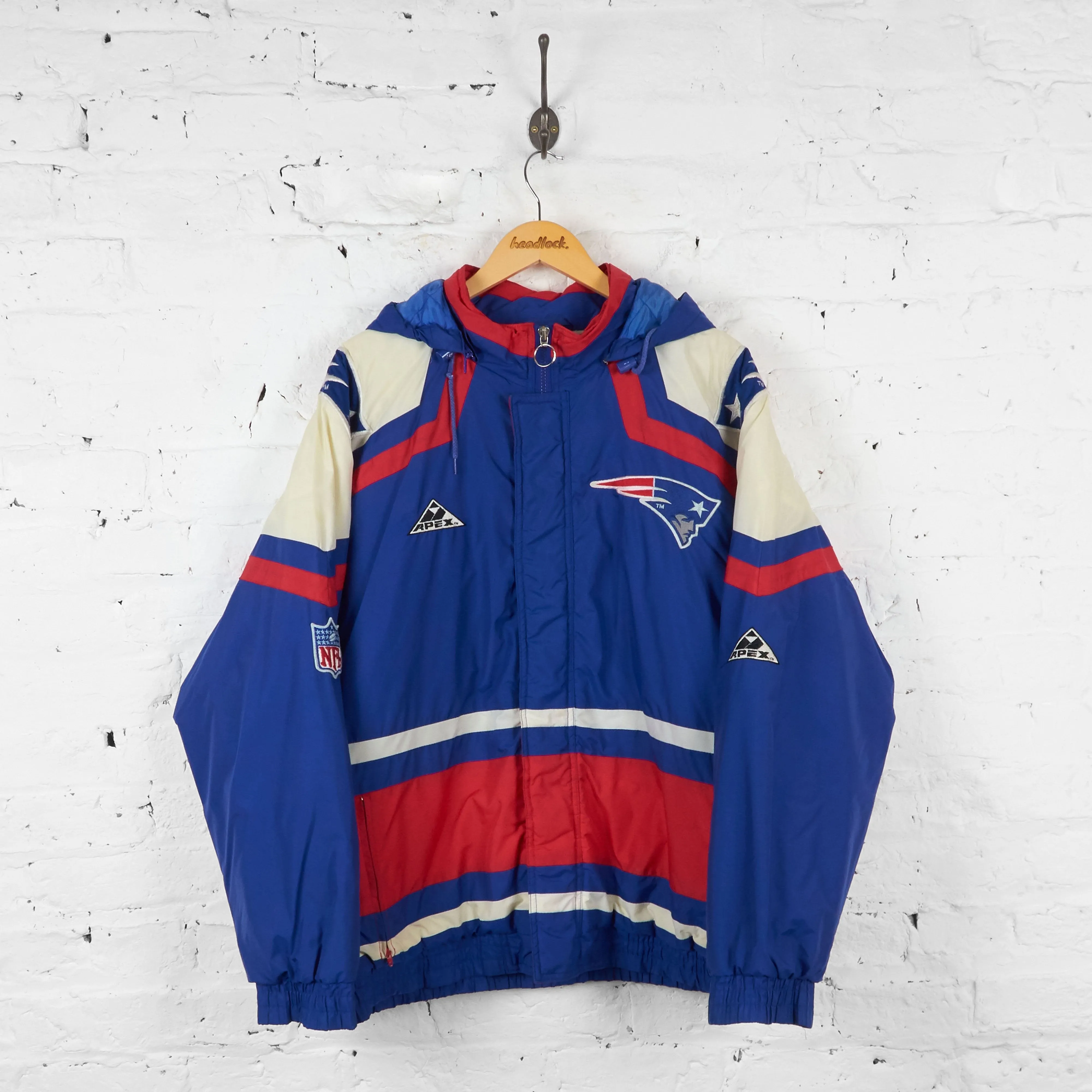 New England Patriots NFL American Football Jacket - Blue - L