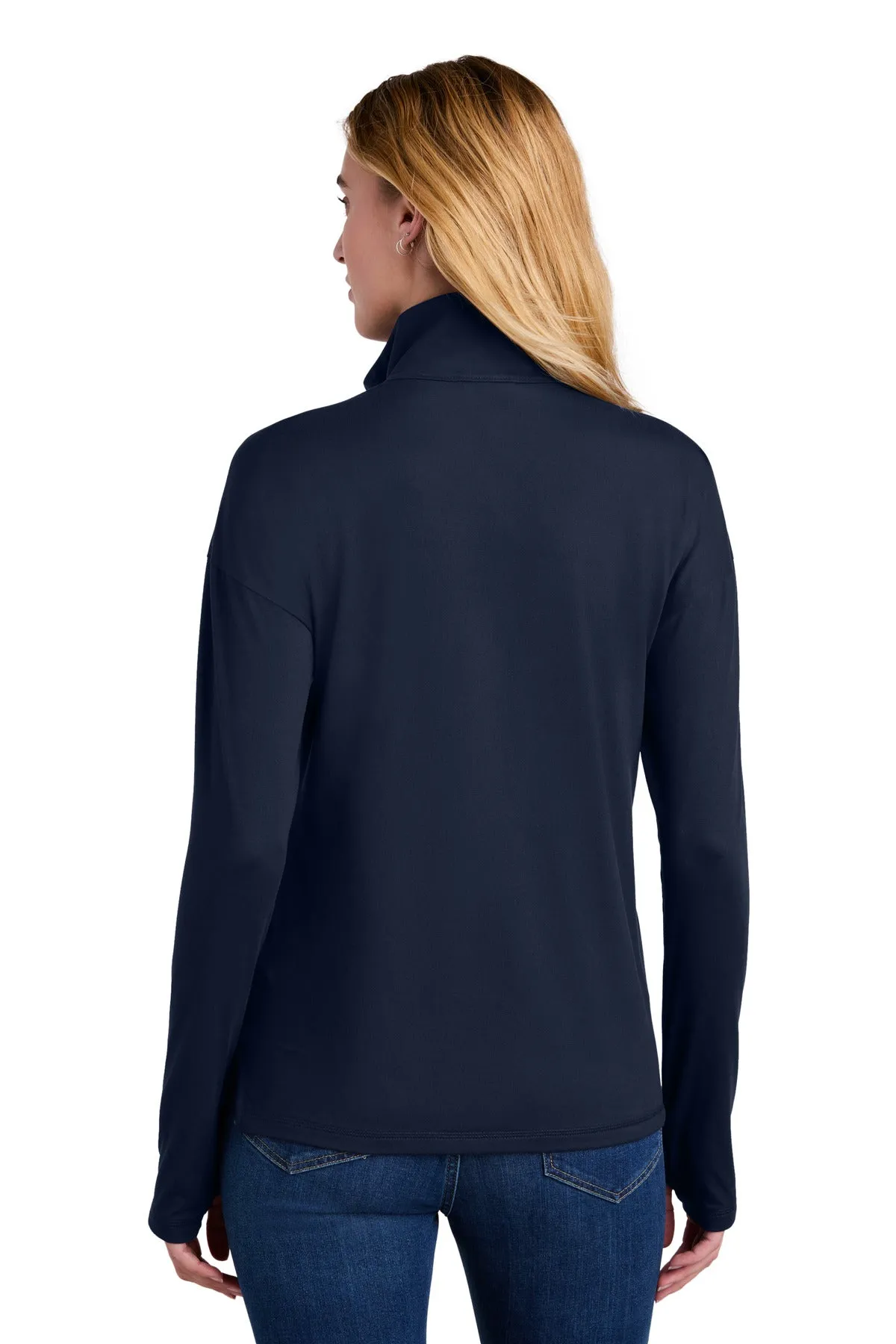 New Era Women's Power 1/2-Zip LNEA228 True Navy