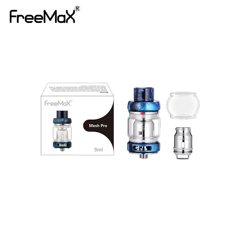 New Freemax Mesh Pro Tank 6ml Sub ohm Atomizer Carbon Fiber Freemax Mesh Pro Coil Vape Resin Tank 17 Colors VS Zeus Dual RTA