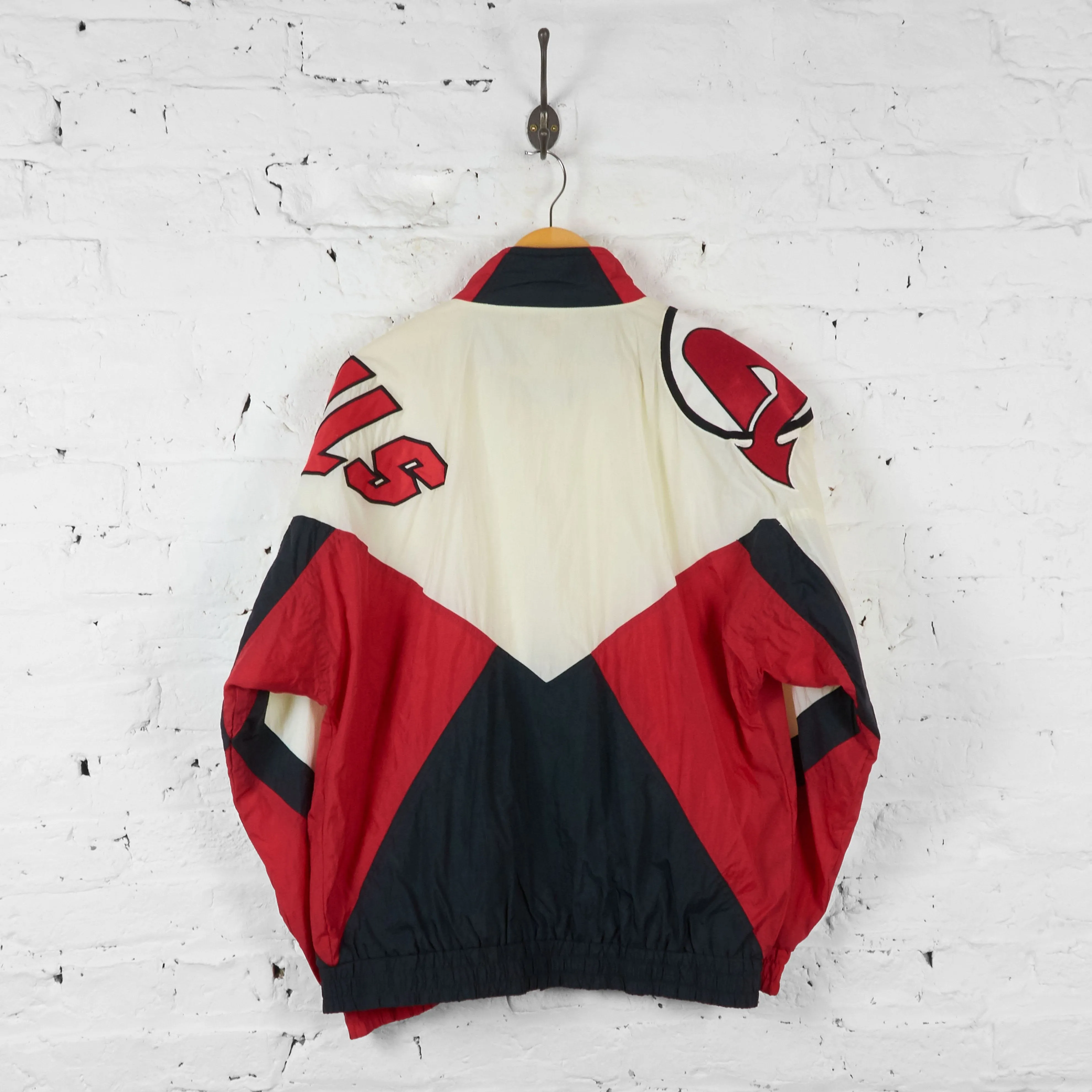 New Jersey Devils Ice Hockey Shell Jacket - White/Red - L