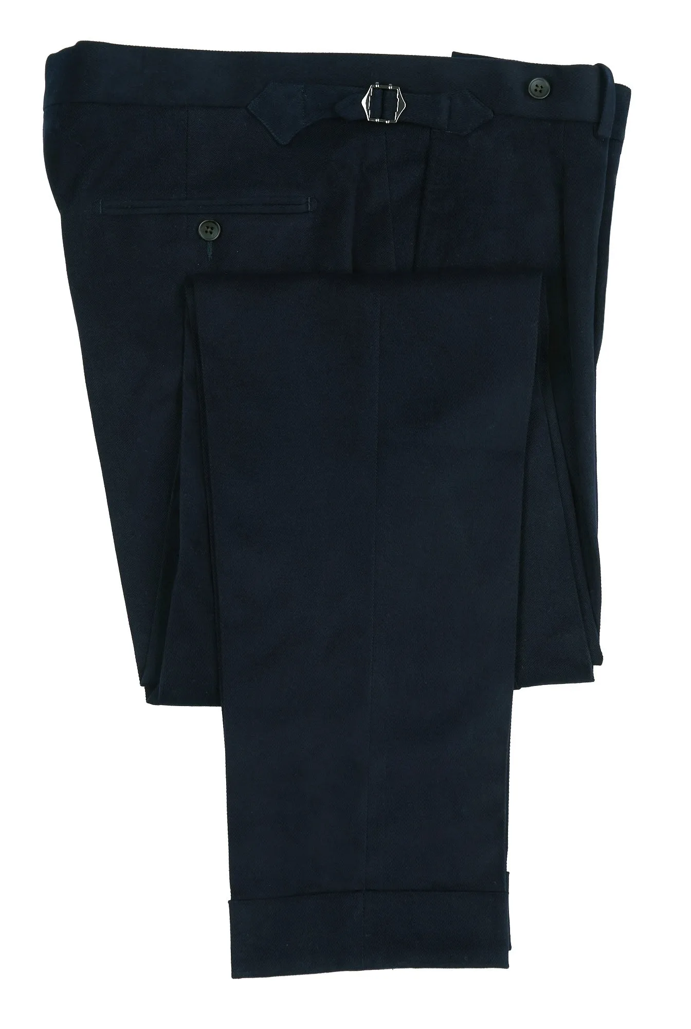 New Suitsupply Vigo Navy Cotton Stretch Pants - Waist Size 30, 32, 36
