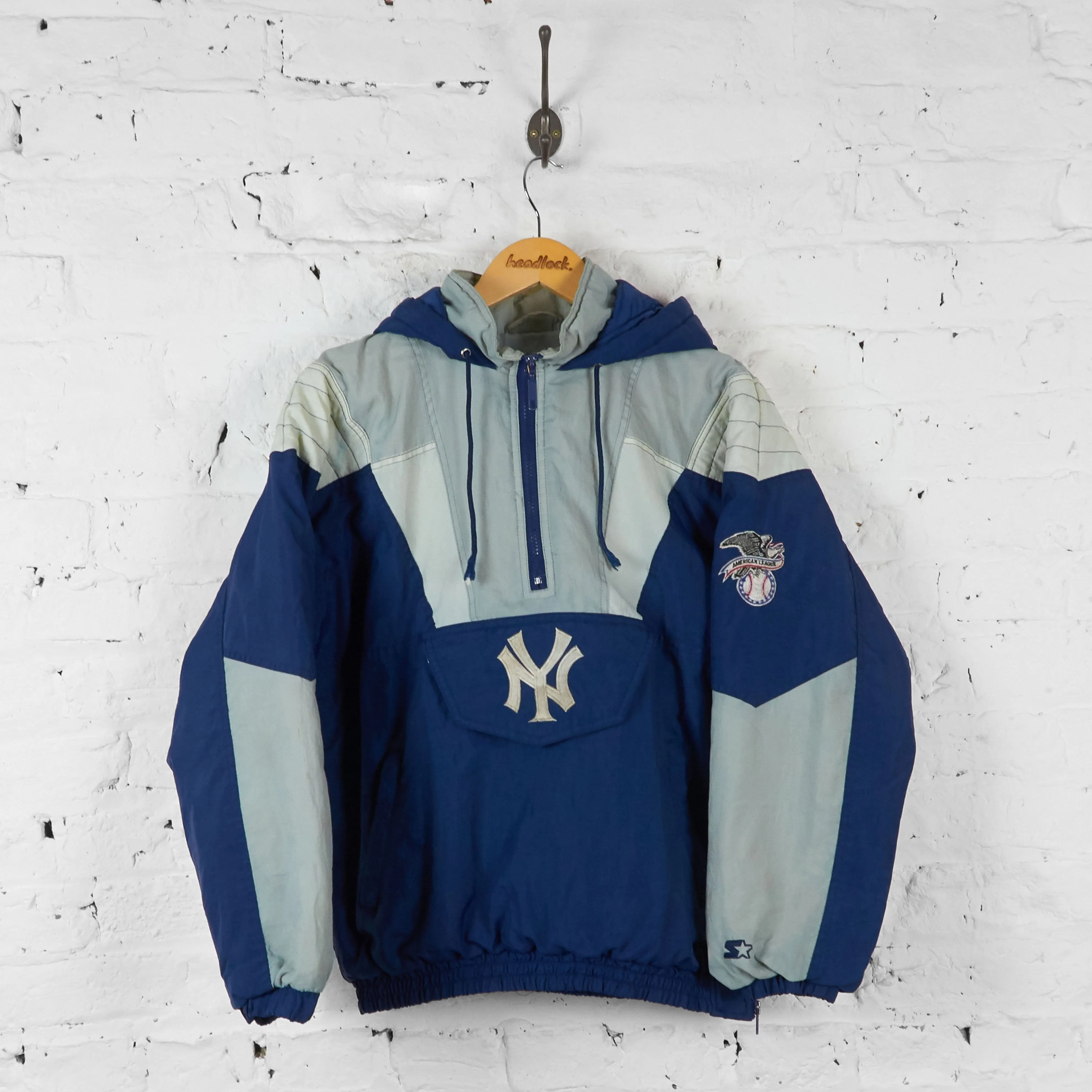 New York Yankees Baseball Starter Jacket - Blue - L