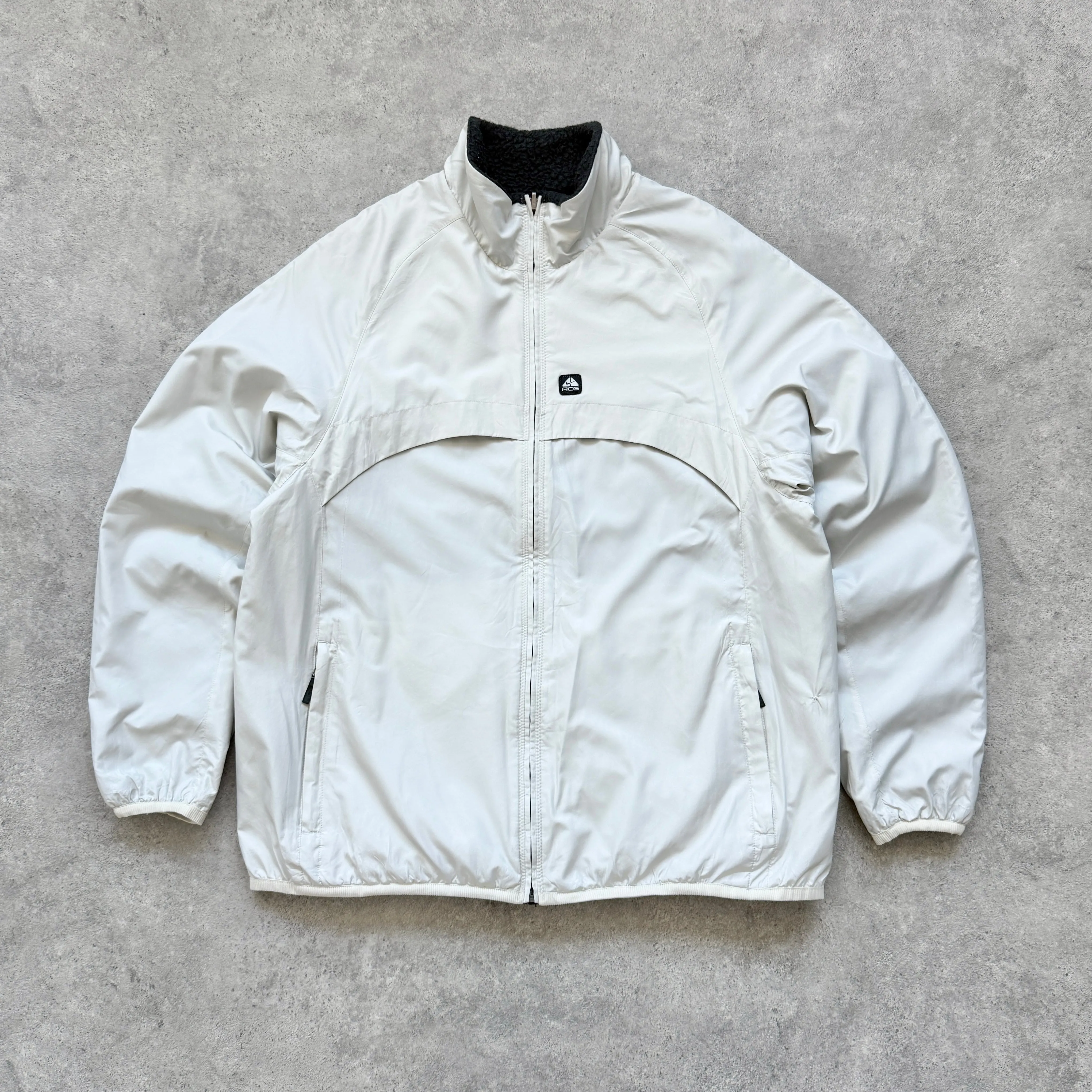 Nike ACG RARE 2000s reversible heavyweight two tone fleece jacket (XL)