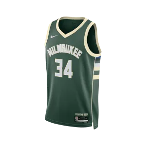 Nike Dri-FIT NBA Icon Edition Swingman Jersey - Giannis Antetokounmpo Milwaukee Bucks