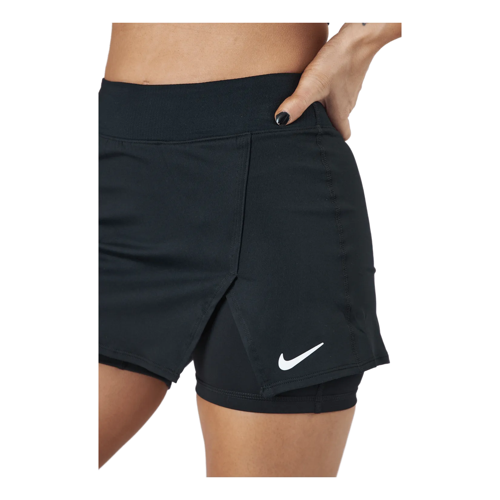 NikeCourt Dri-FIT Victory Women's Tennis Skirt BLACK/WHITE