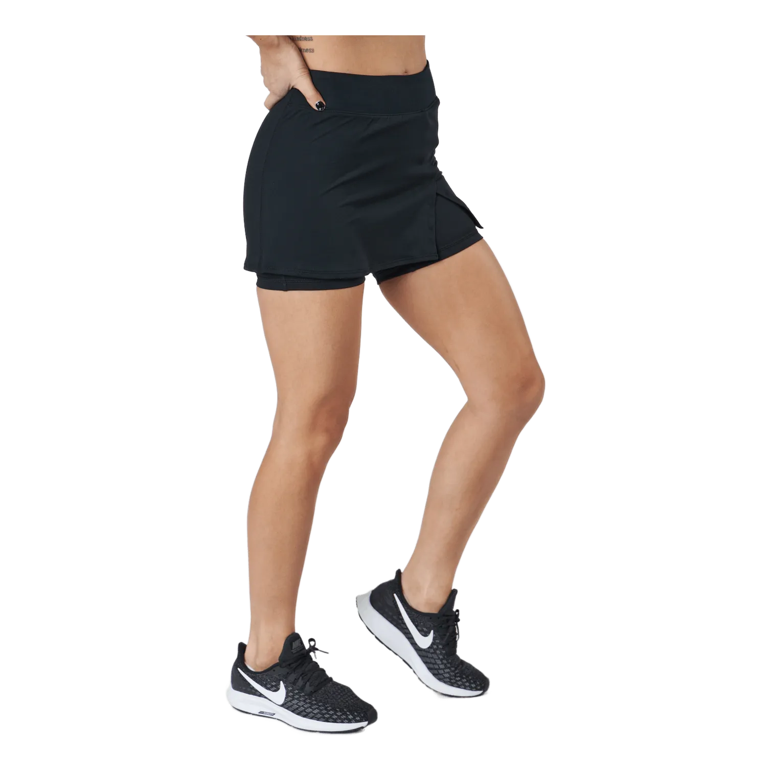 NikeCourt Dri-FIT Victory Women's Tennis Skirt BLACK/WHITE