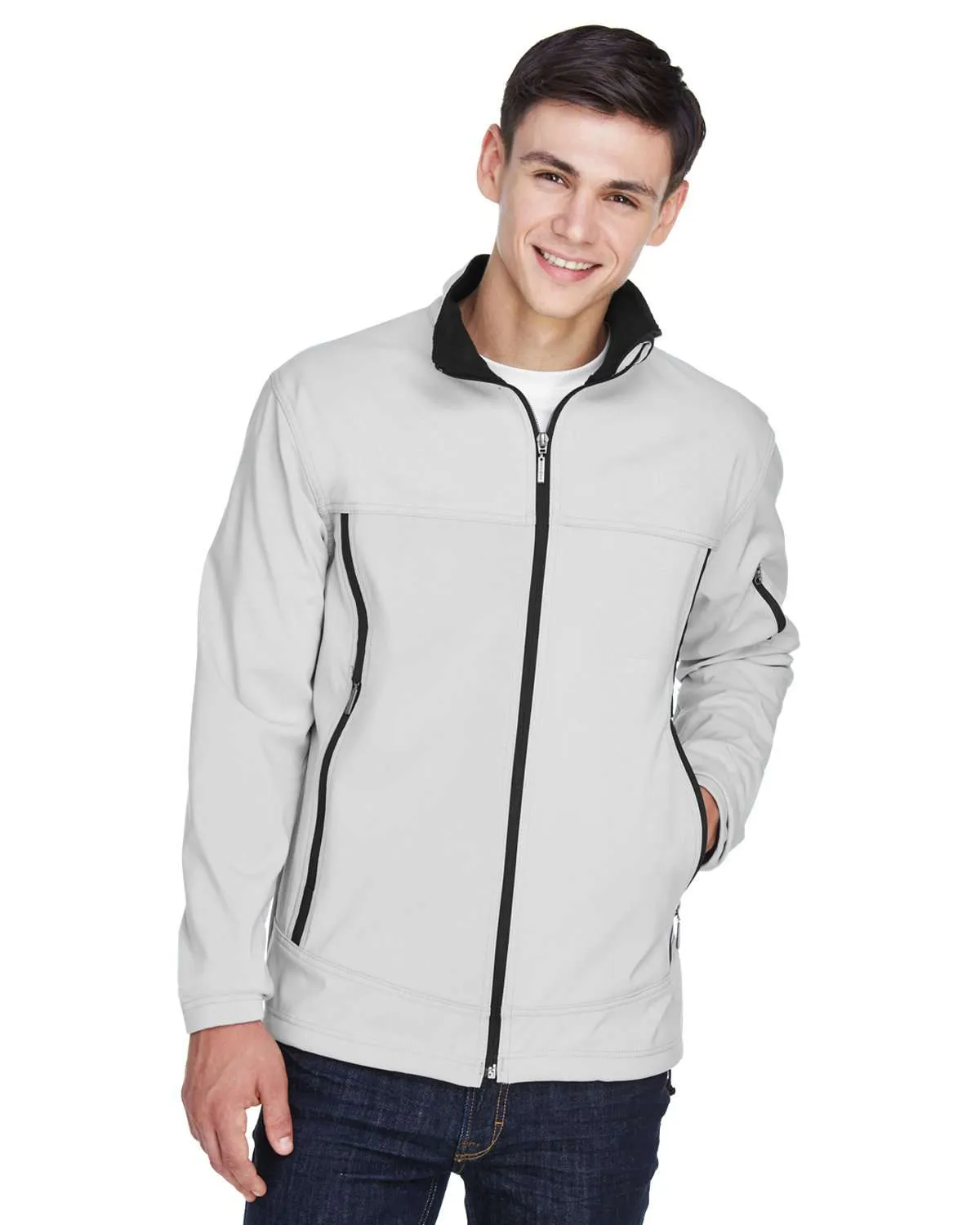 North End Men's Performance Fleece Soft Shell Jacket - 88099