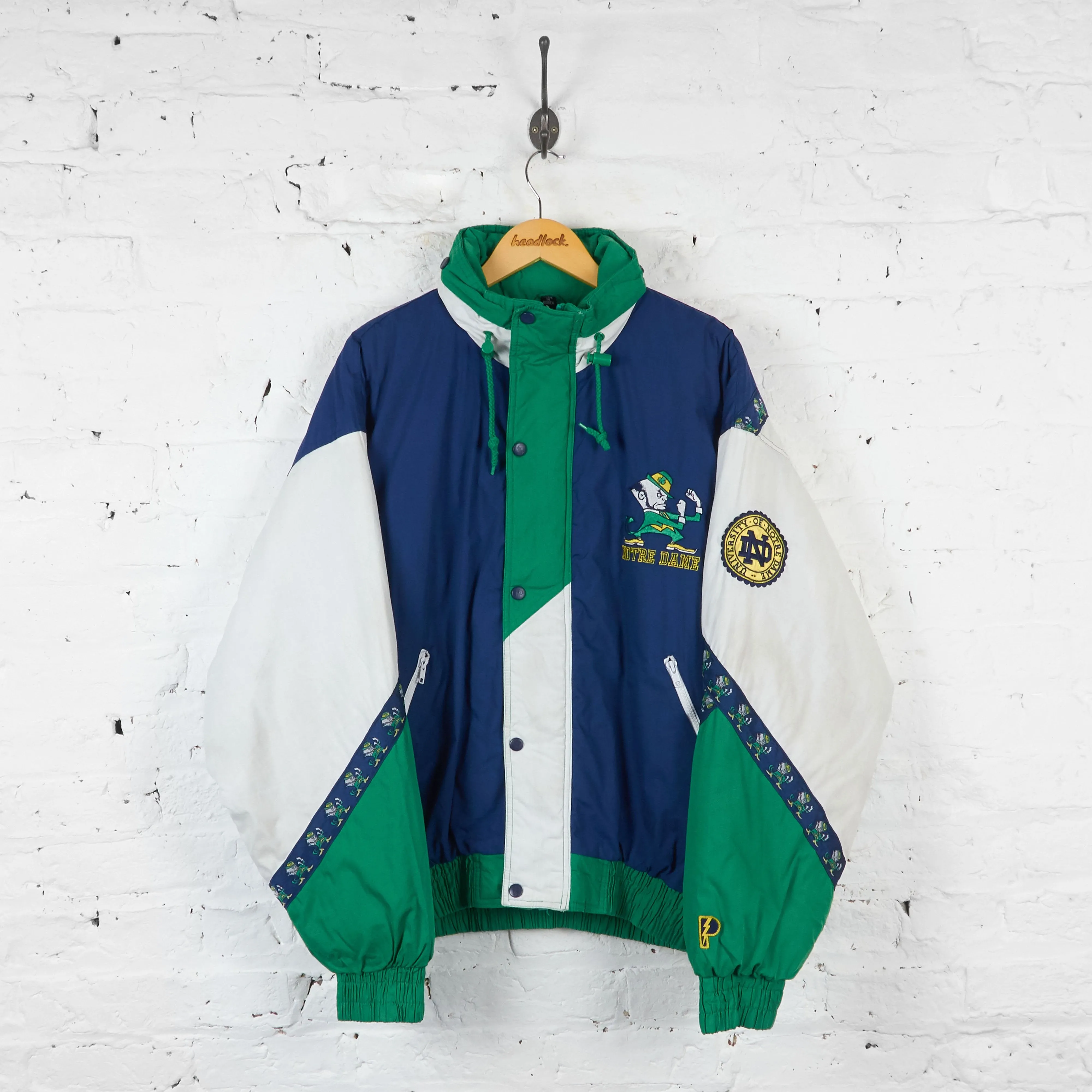 Notre Dame American Football Jacket - Blue - XL