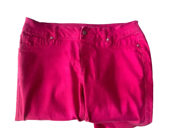 Nygard Style Hot Pink Stretch Pants