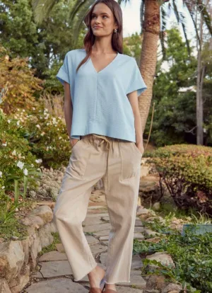 Oatmeal Stretch Waist Pants