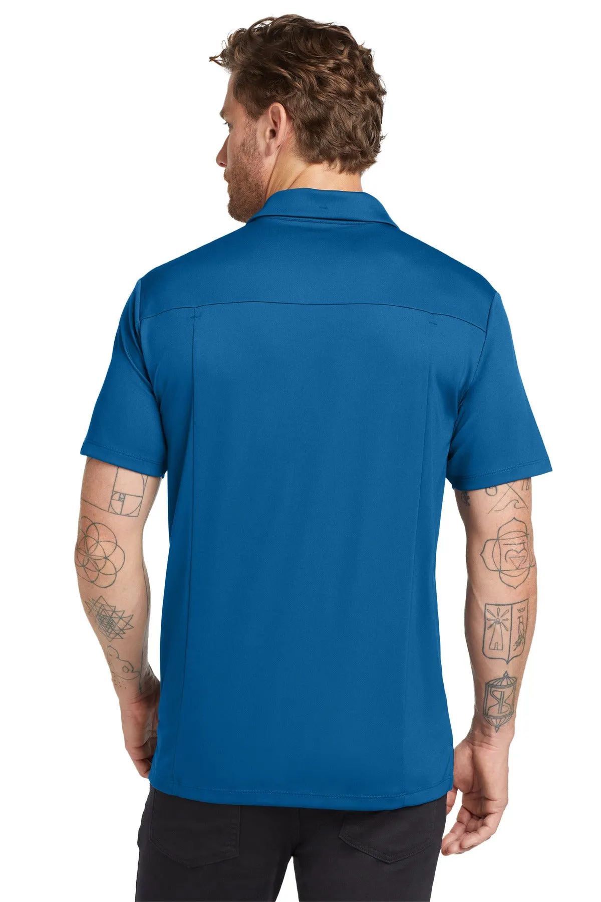 OGIO Framework Polo. OG125 Bolt Blue