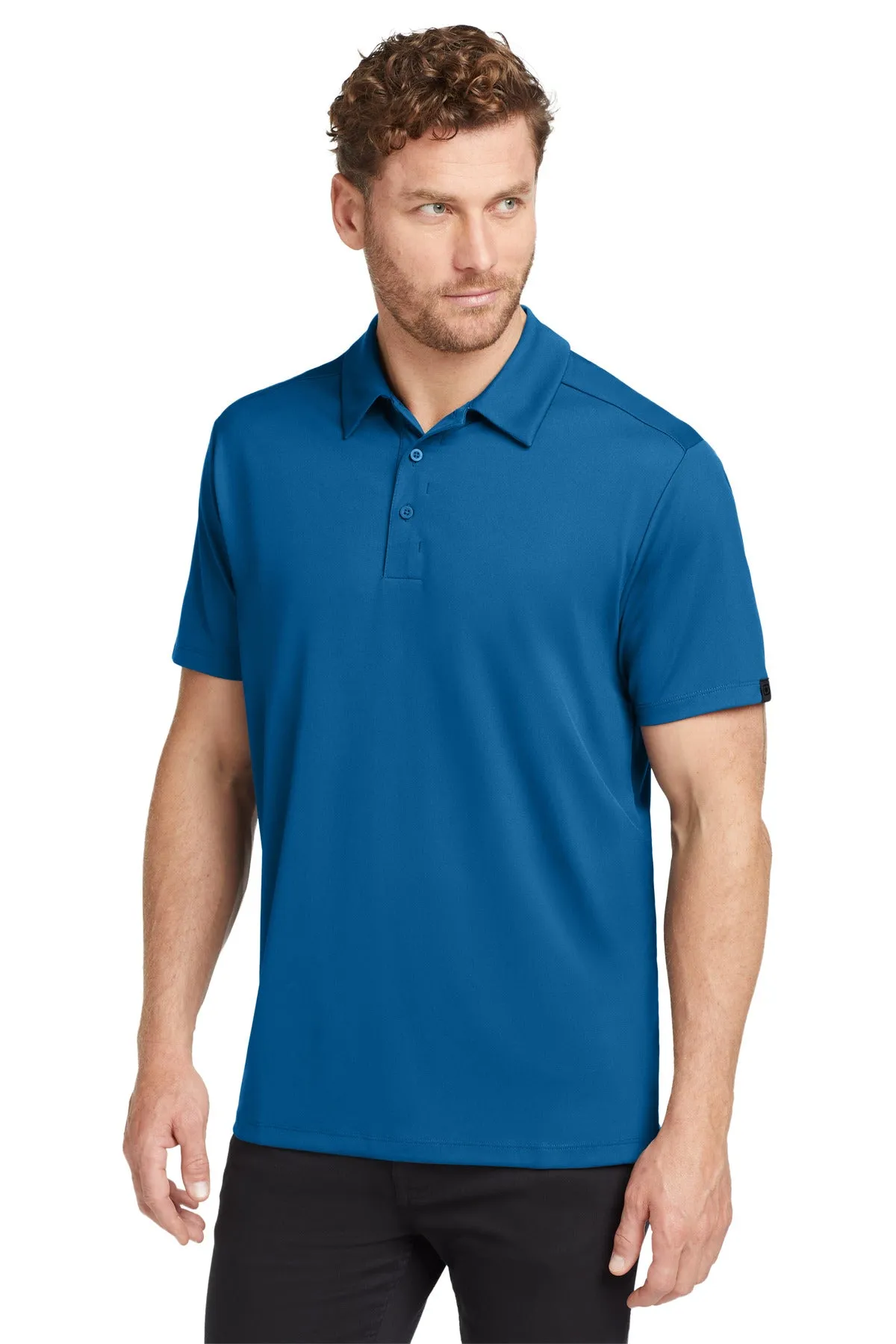 OGIO Framework Polo. OG125 Bolt Blue