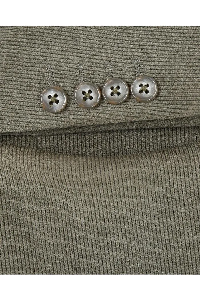 Olive Solid Sports Jacket