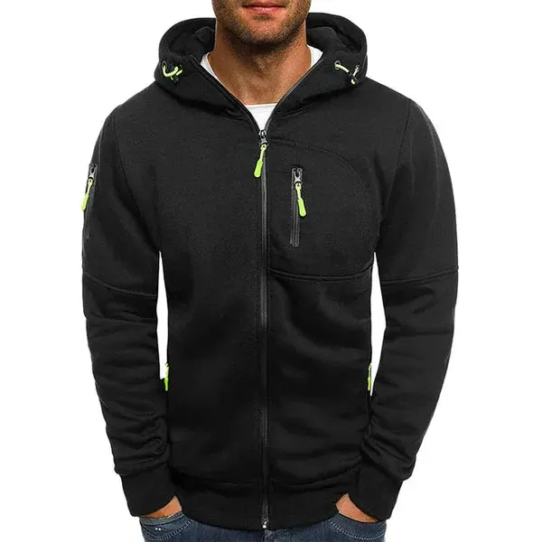 Oliver - stylish tech fleece jacket for men