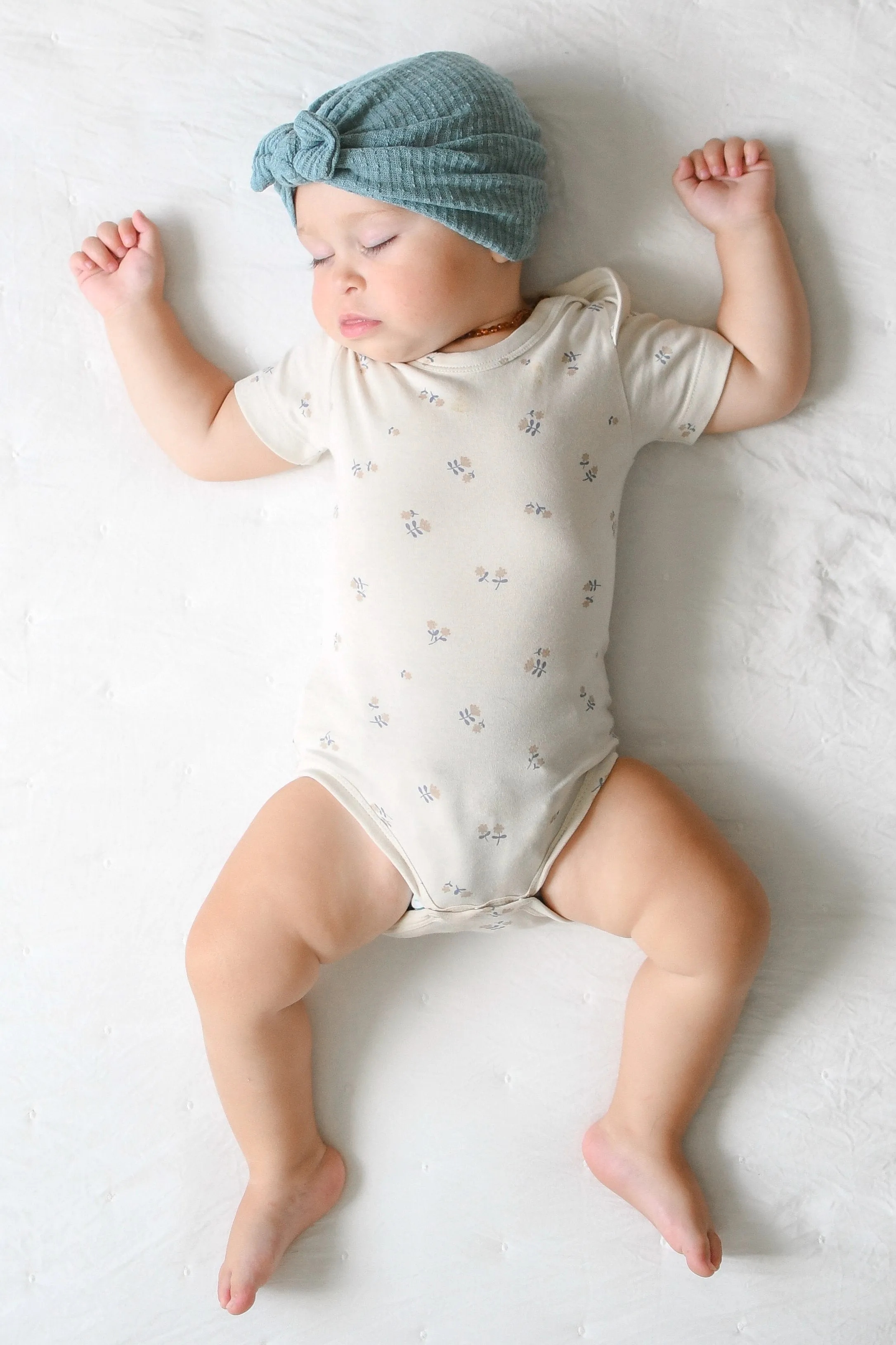 Organic Onesie - Natural Floral