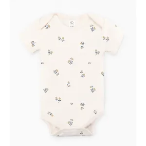 Organic Onesie - Natural Floral