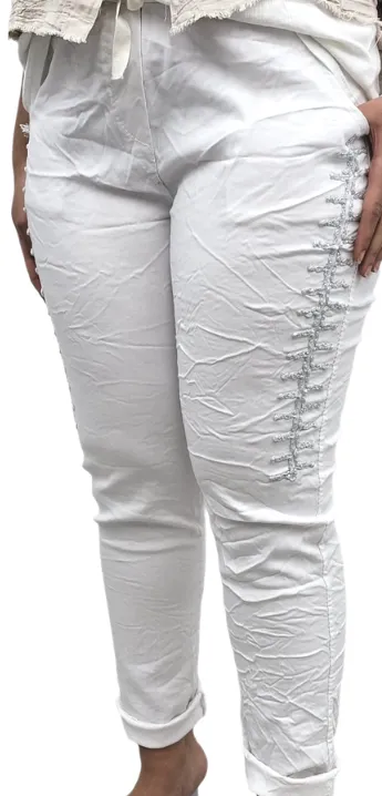 PALOMA cotton stretch pants