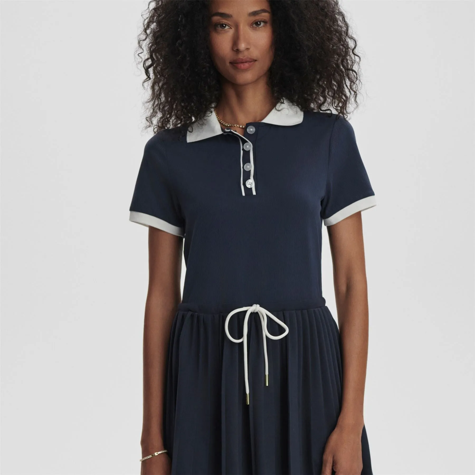 Paloma Court 30 Dress Blue Nights/White