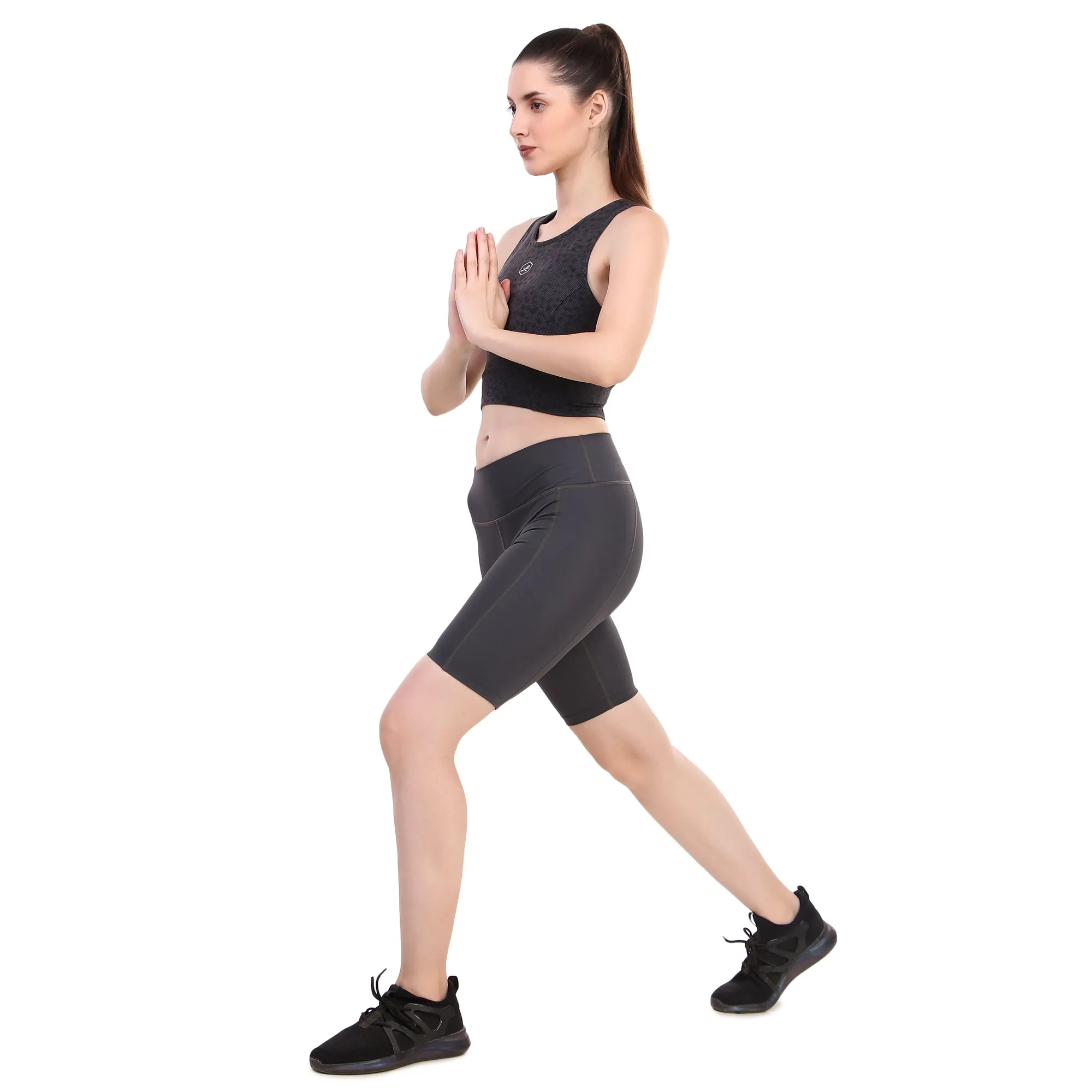 Performance Sports Bra (Black Dots)