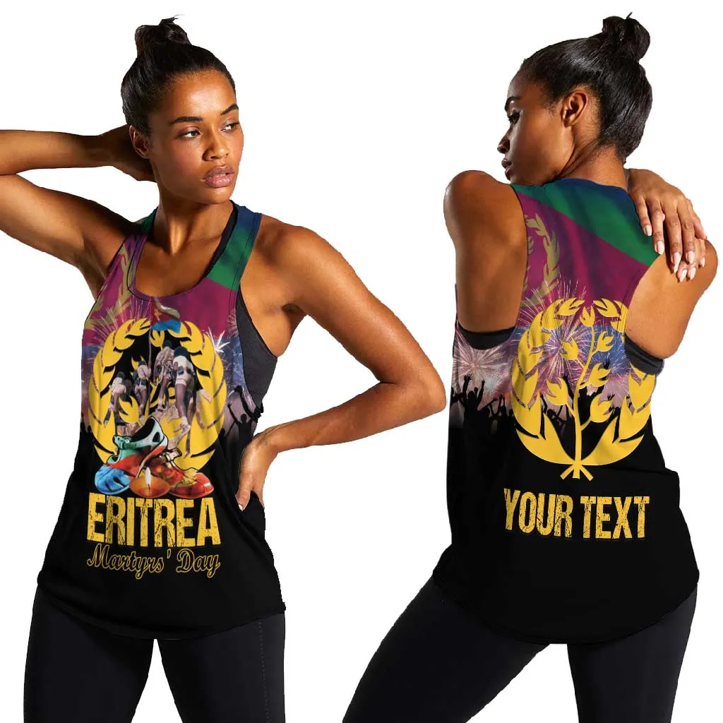 Personalized Eritrea Martyrs Day Women Racerback Tank Never Forgot June 20 LT15