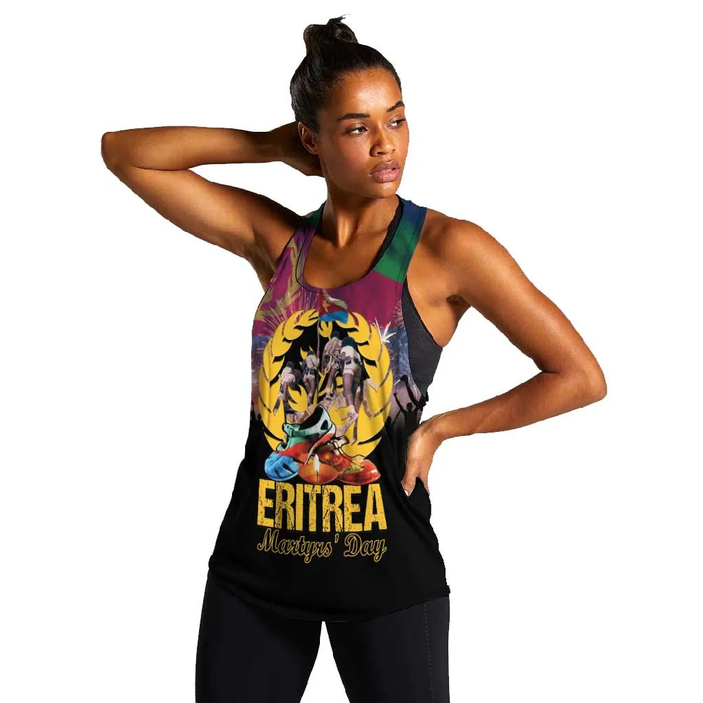 Personalized Eritrea Martyrs Day Women Racerback Tank Never Forgot June 20 LT15