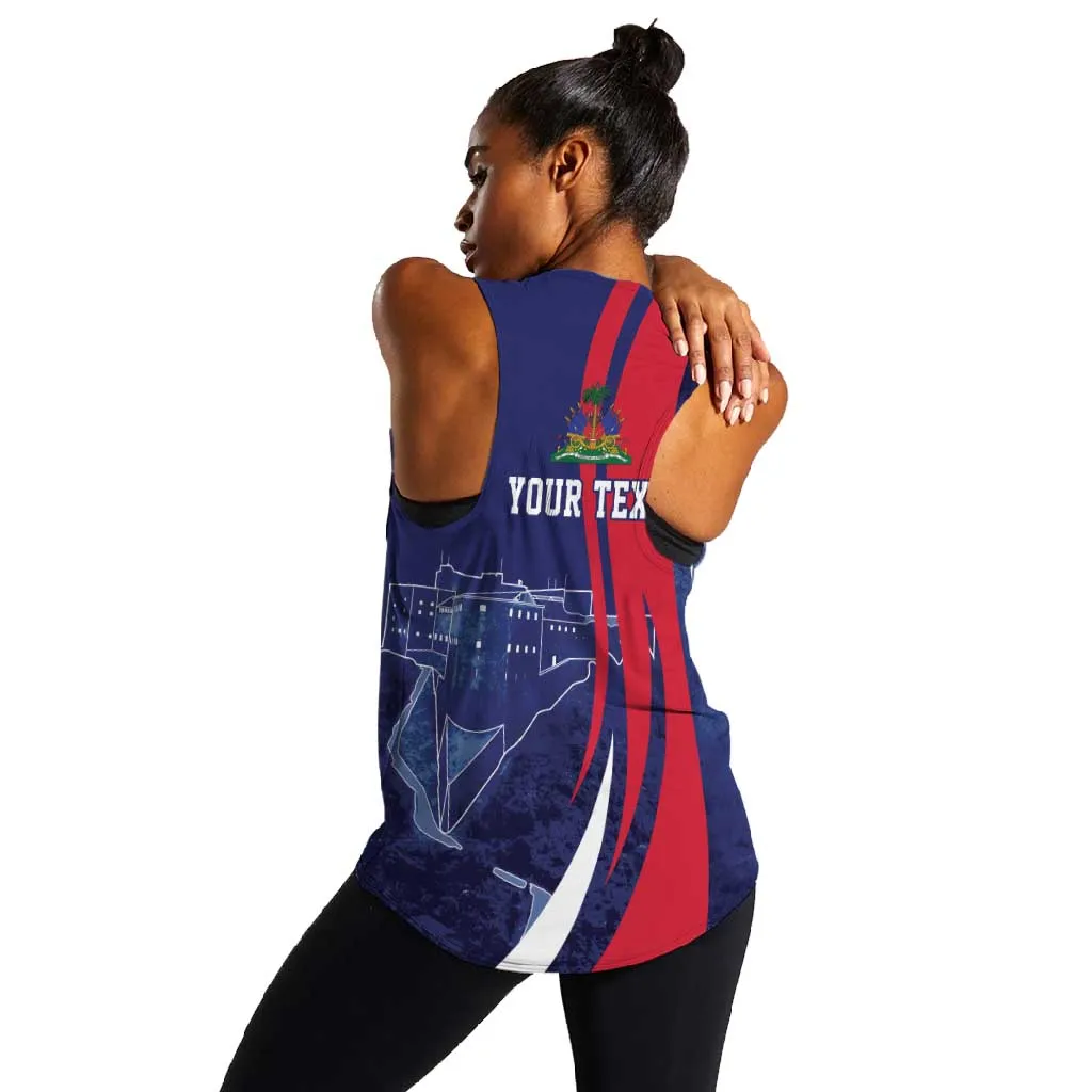 Personalized Haiti Citadelle Laferrière Women Racerback Tank Grunge Style LT7