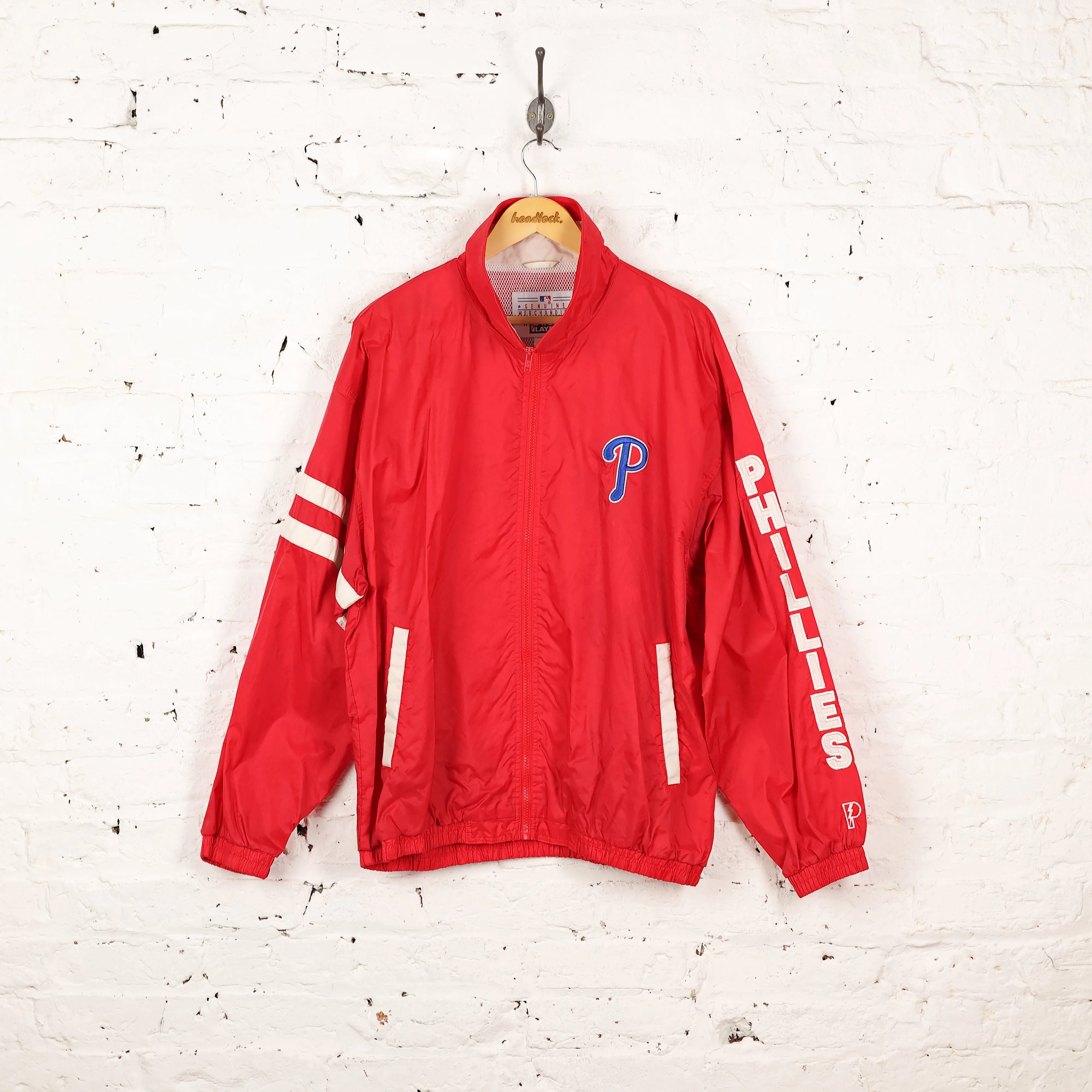Philadelphia Phillies Baseball Shell Jacket - Red - XL