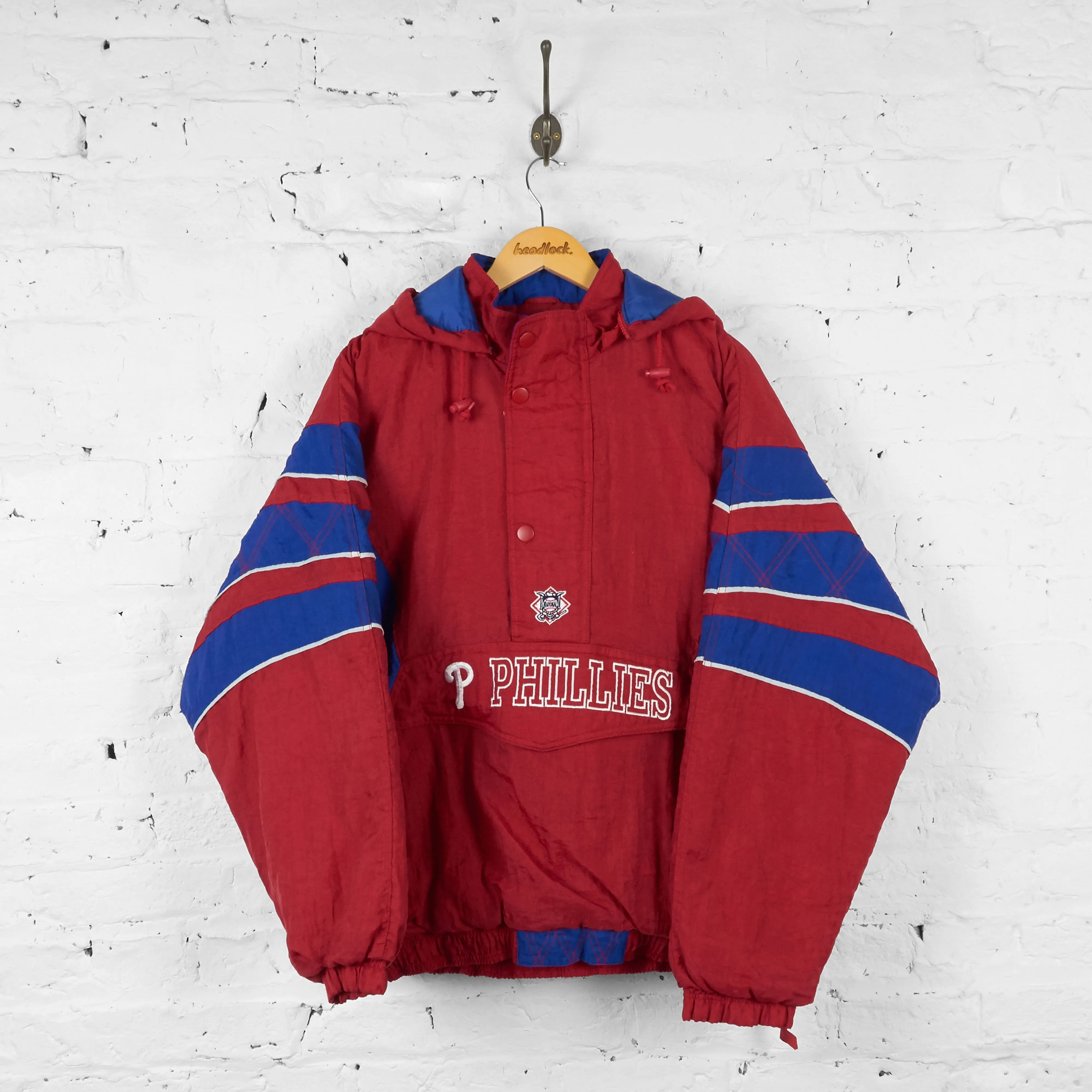 Philadelphia Phillies Baseball Starter Jacket - Red - XL