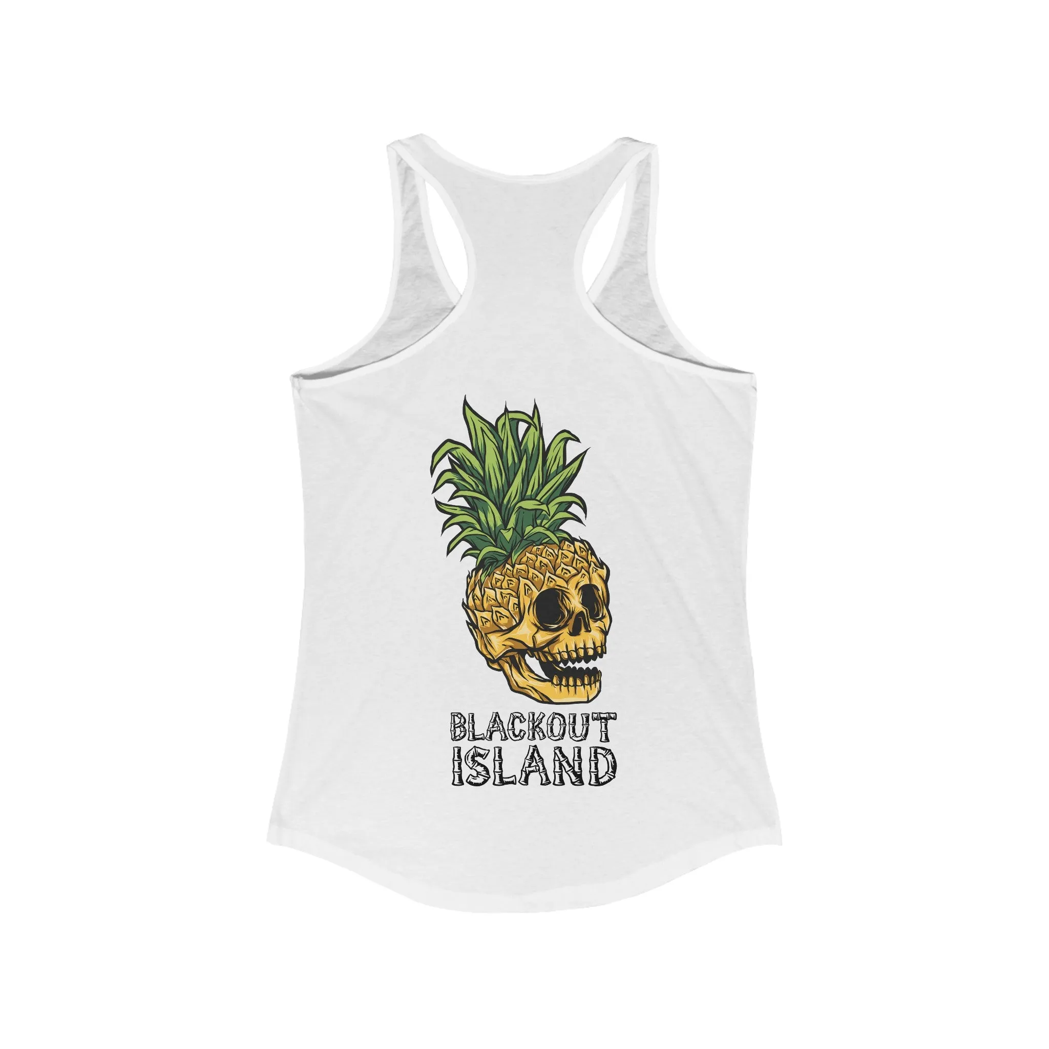 Pineapple Skull Racerback Tank