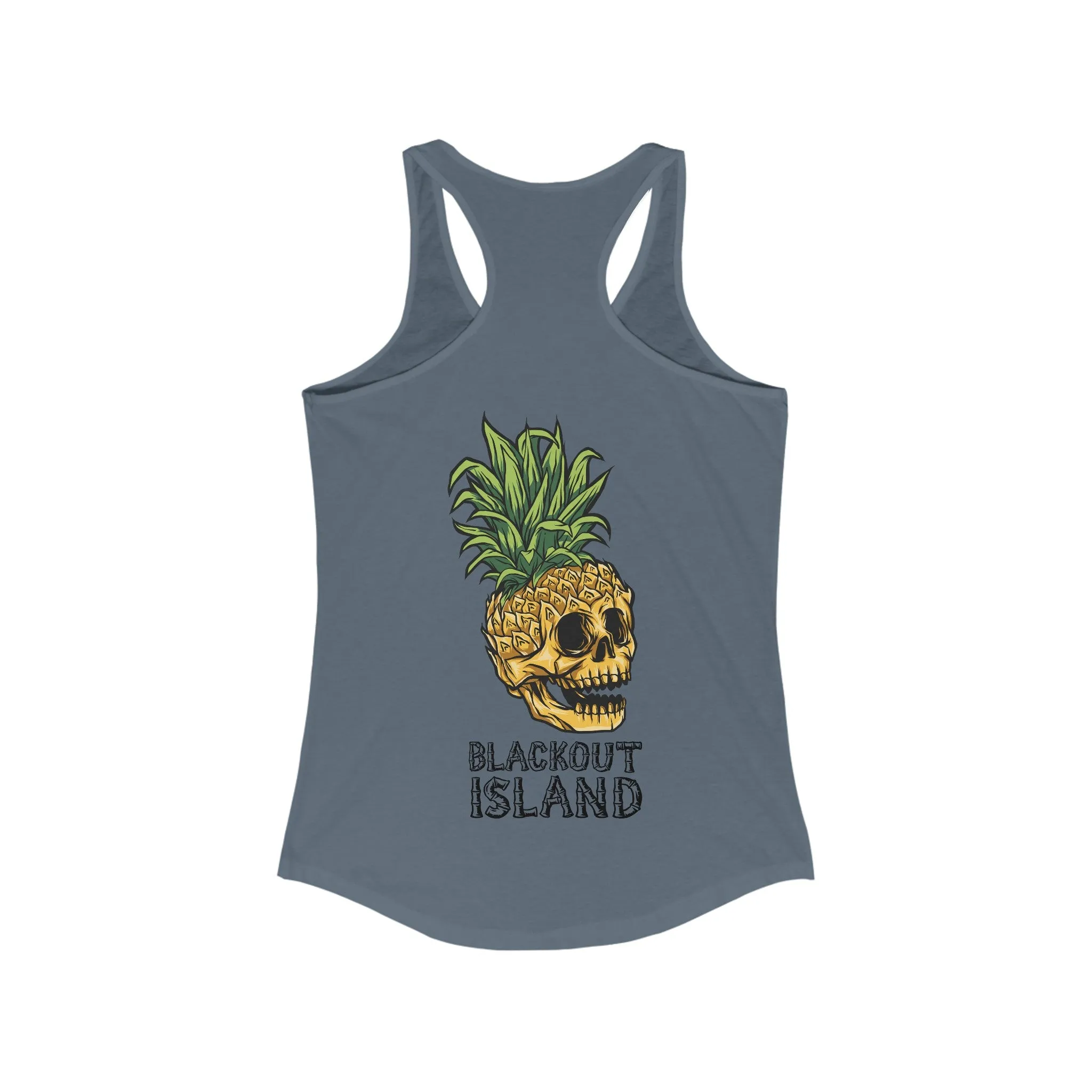 Pineapple Skull Racerback Tank