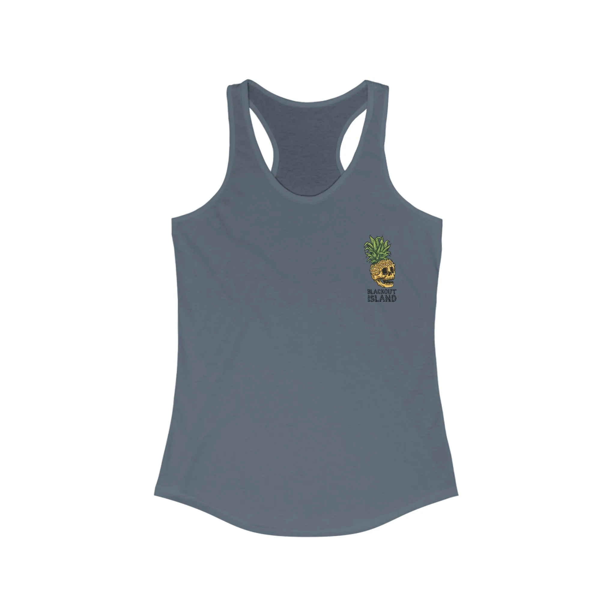 Pineapple Skull Racerback Tank