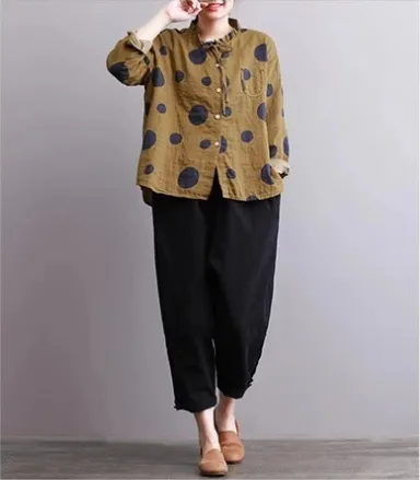 Polka Dot Women's Blouse