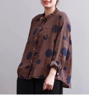 Polka Dot Women's Blouse