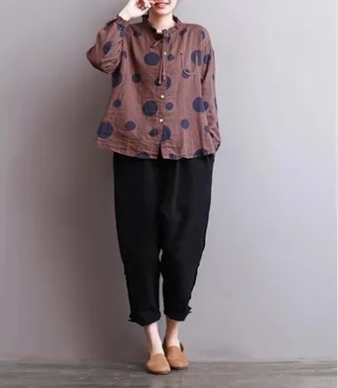 Polka Dot Women's Blouse