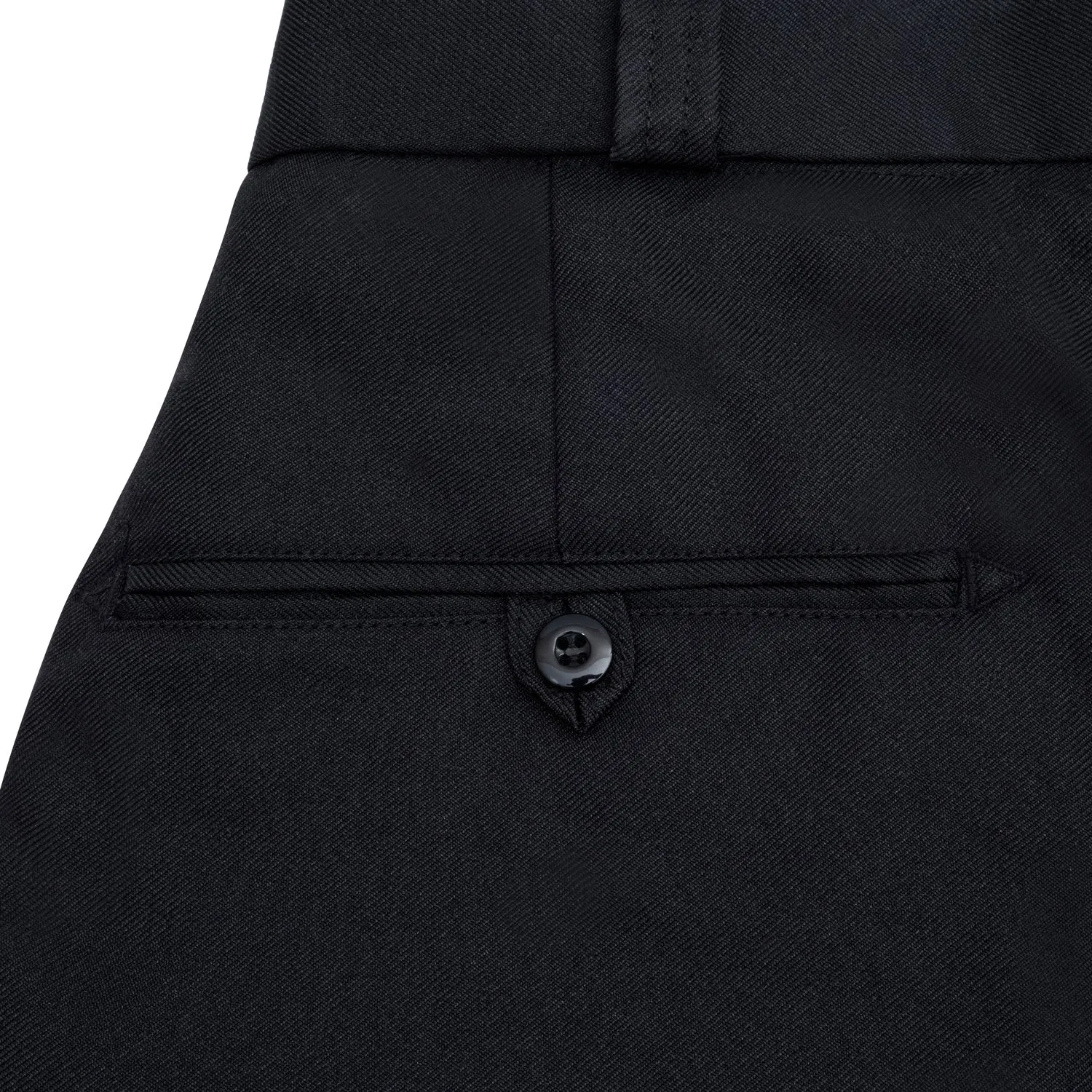 Polyester Pants W/ Stretch Waistband