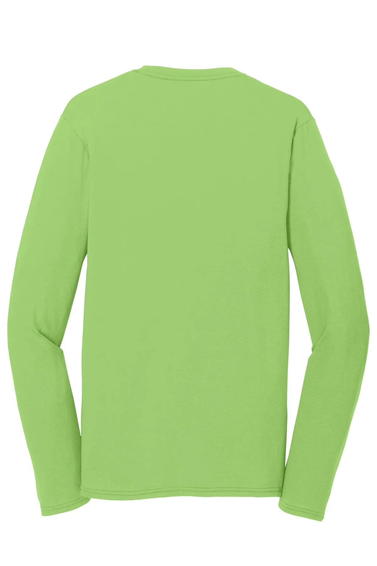 Port & Company Long Sleeve Performance Blend Tee. PC381LS Lime
