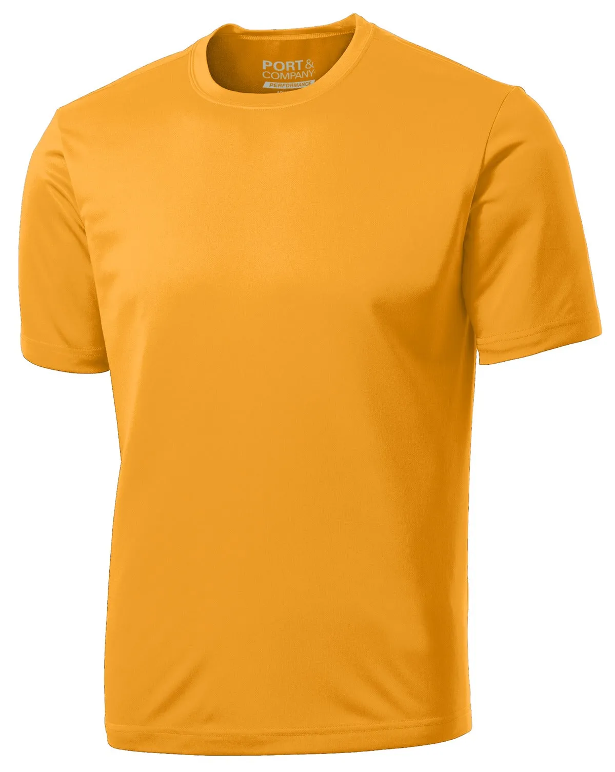 Port & Company Performance Tee. PC380 Gold