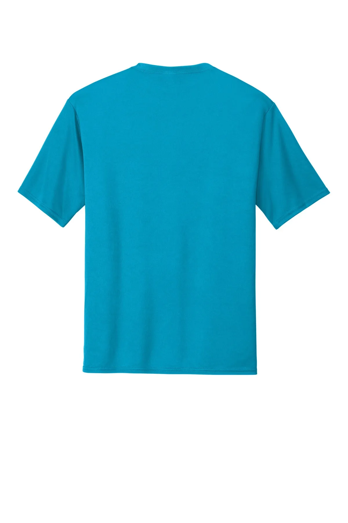 Port & Company Performance Tee. PC380 Neon Blue